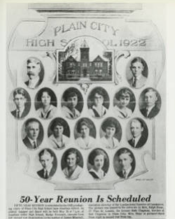 Plain City Senior Class of 1922